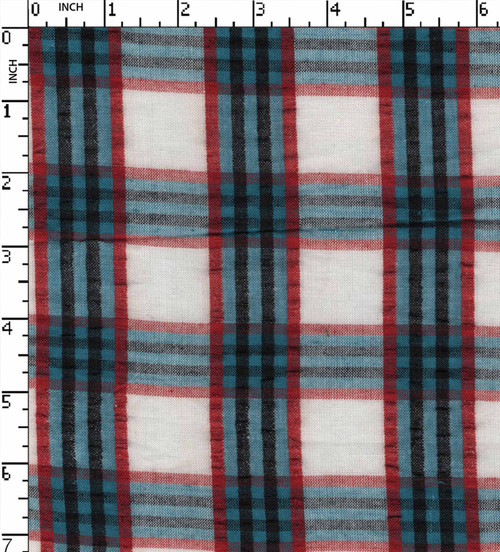 100% Cotton Yarn Dyed Seersucker