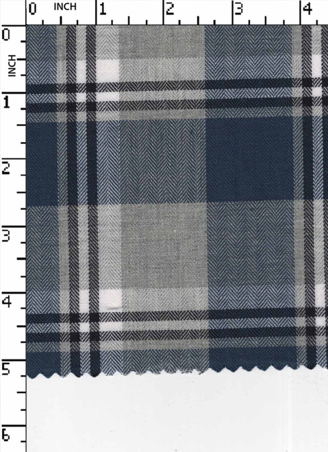 100% Cotton Yarn Dyed Herringbone
