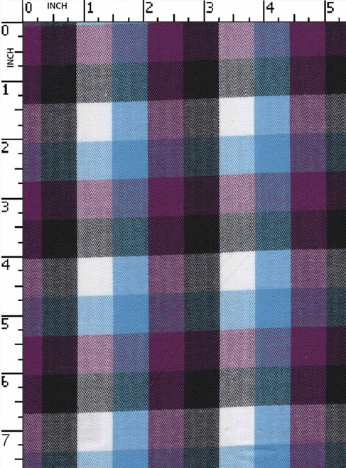 100% Cotton Yarn Dyed Herringbone