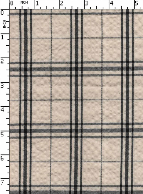 100% Cotton Yarn Dyed Seersucker