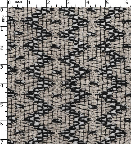 Cotton Polyester Yarn Dyed Crochet Knit