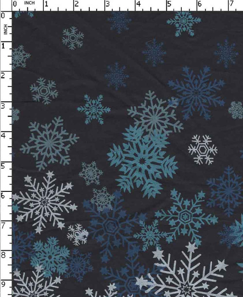 100% Cotton Printed Plain Border Print, Floral, Star Navy/Blue/White Khadi  40X40-120X64 Gsm-112 Rl-E1275