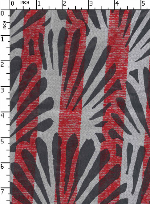 Polyester Cotton Printed Burnt Out