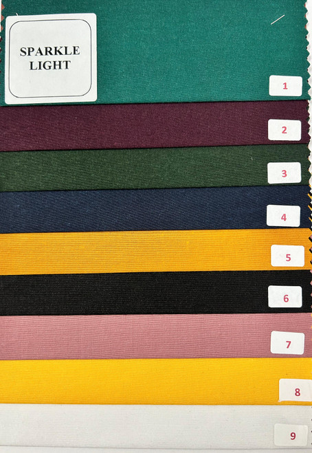 100% Polyester Solid Dyed Plain Shirting Color Chart