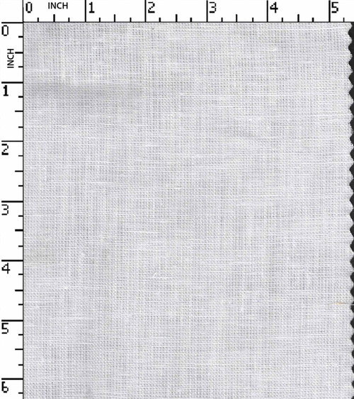 100% Linen Bleached Plain Shirting