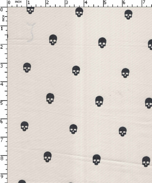 97% Cotton 3% Lycra Printed Plain Skull