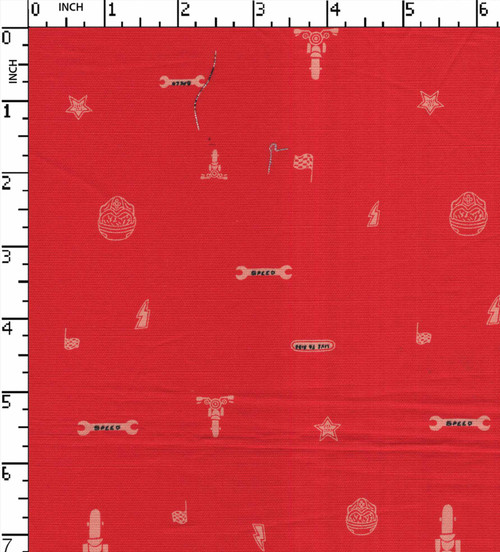 100% Cotton Printed Twill Mechanic Tools