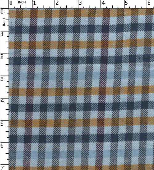 100% Cotton Yarn Dyed Twill Small Check