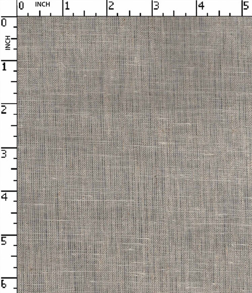 Linen Flex Greige Plain Shirting