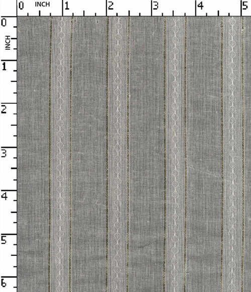 100% Cotton  Greige Plain Diamond Stripe