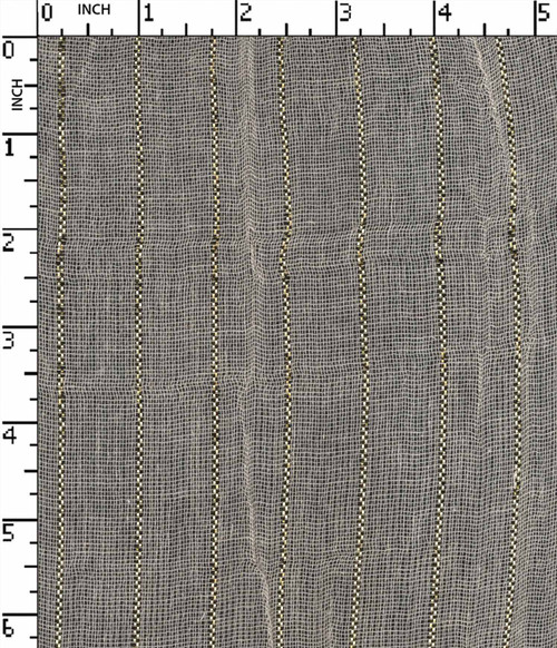 100% Cotton  Greige Plain Pin Stripe