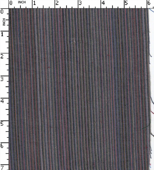 100% Rayon Yarn Dyed Plain 2Mm Stripe Black/Green/Purple/White   W-56 Gsm-128 Mfc-72027-Fd