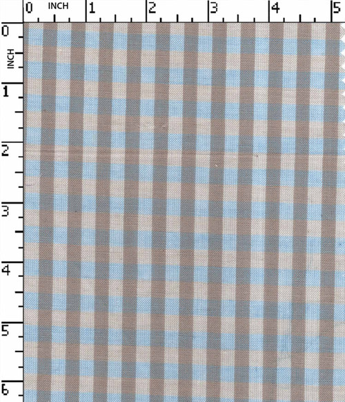 100% Cotton Yarn Dyed Plain Mini Check