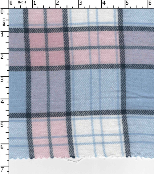 100% Cotton Yarn Dyed Twill Big Check