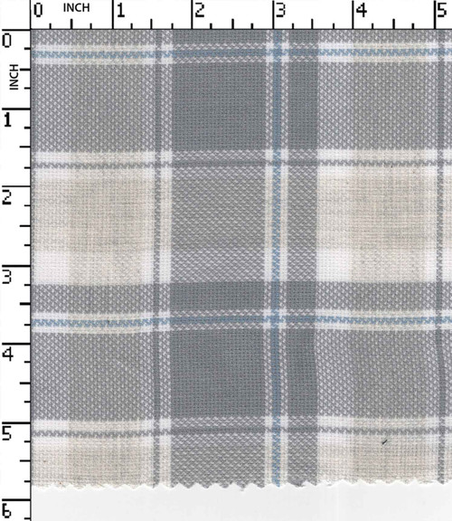 100% Cotton Yarn Dyed Oxford Big Check