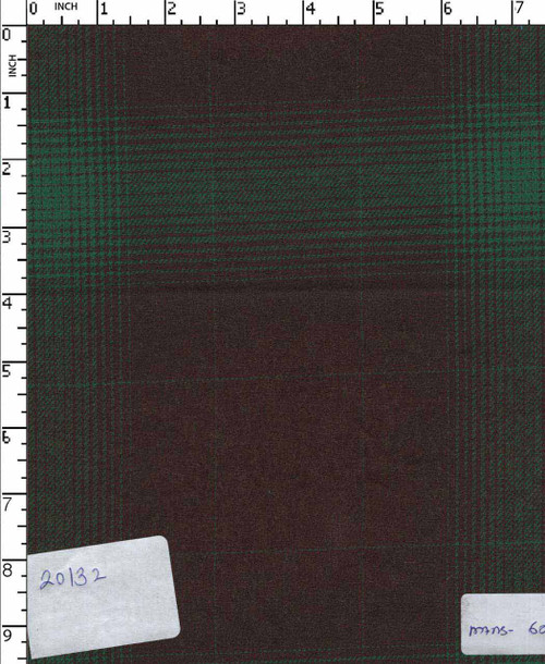 100% Cotton Yarn Dyed Twill Ombre Checks Green/Brown Brushed 20S Ctn X 20S Ctn - 60 X 58 Gsm-150 Vee-20132-Ca