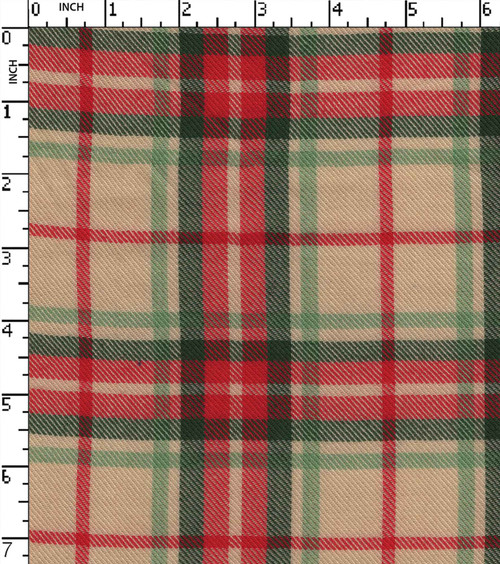 100% Viscose Yarn Dyed Twill Big Check