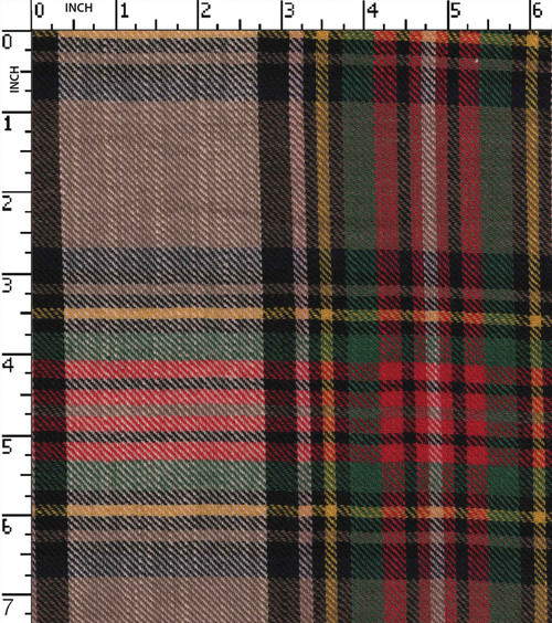 100% Cotton Yarn Dyed Twill Tartan Check