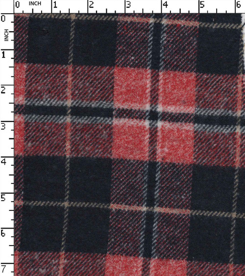 Cotton Poly Recyled Yarn Dyed Twill Big Check