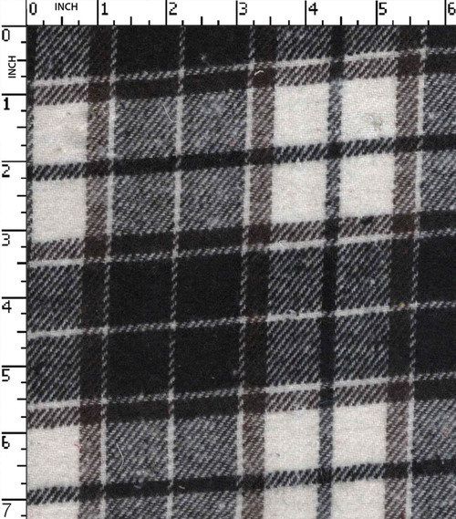 Cotton Poly Recycled Yarn Dyed Twill Big Check