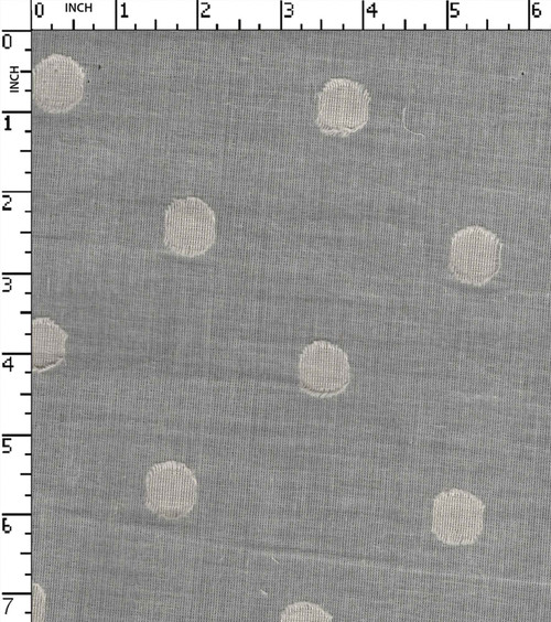 100% Cotton Greige Dobby Circle  Butta