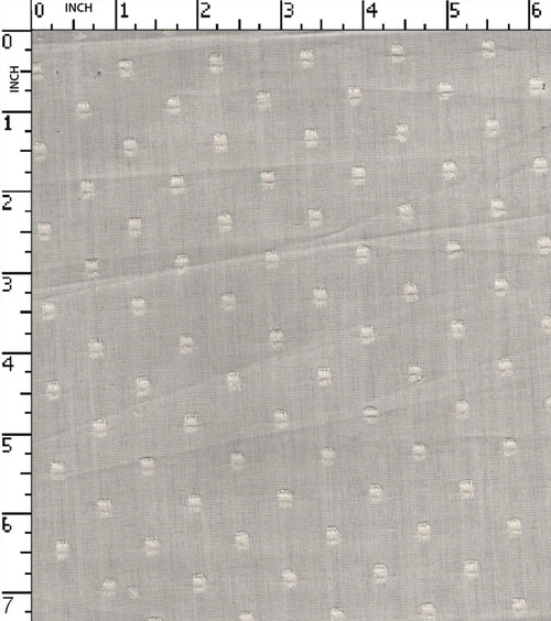 100% Cotton Greige Dobby Poplin With Butta