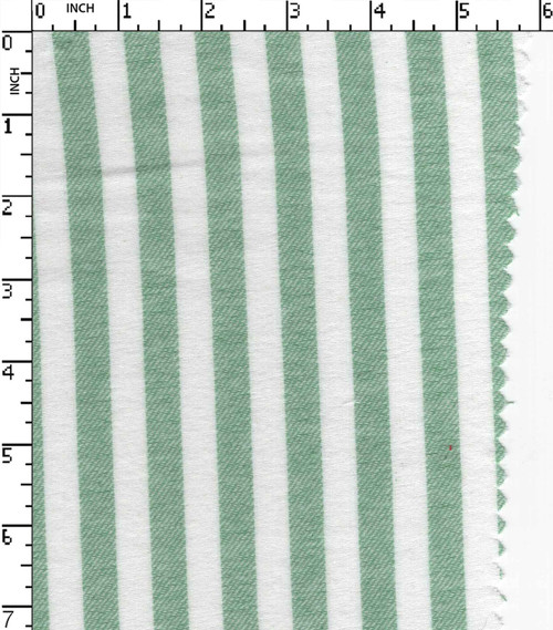 100% Cotton  Yarn Dyed Twill 1Cm Stripe