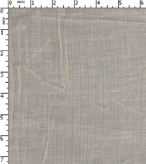 100% Cotton Greige Dobby Small Check