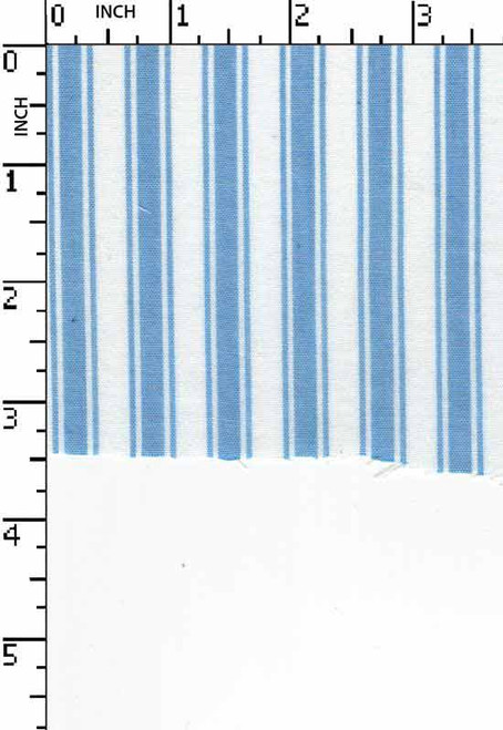 100% Cotton Yarn Dyed Plain Hairline Stripe Blue/White   Gsm-103 Ce-2989-Ca