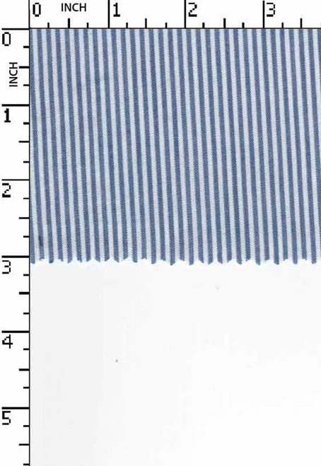 100% Cotton Yarn Dyed Plain Ticking Stripe Blue/White   Gsm-118 Ce-2707-Ca