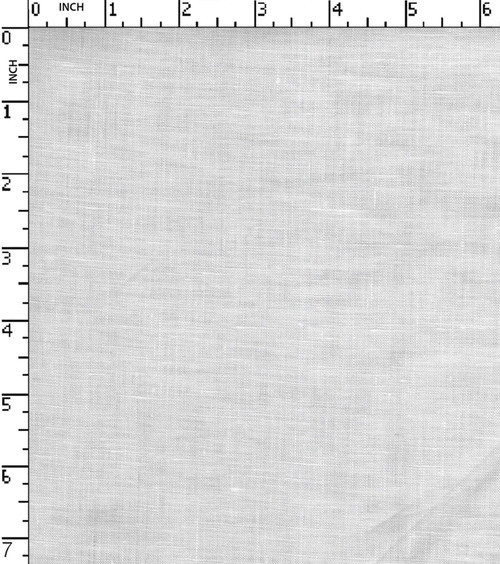 100% Linen Bleached Plain Shirting