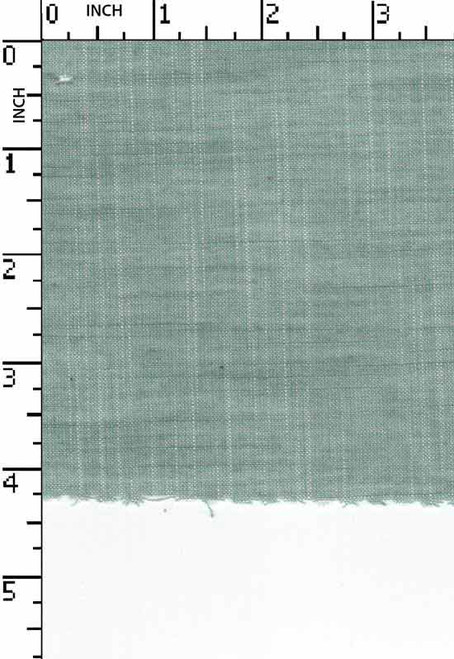 100% Cotton Yarn Dyed Plain Chambray Green/White   Gsm-85 Ce-2747-Ca
