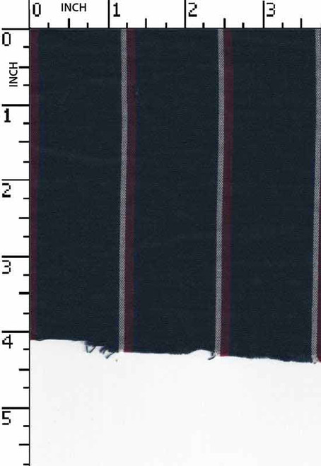100% Cotton Yarn Dyed Plain Double Stripe Navy/White/Bargandy   Gsm-104 Ce-5949-Ca
