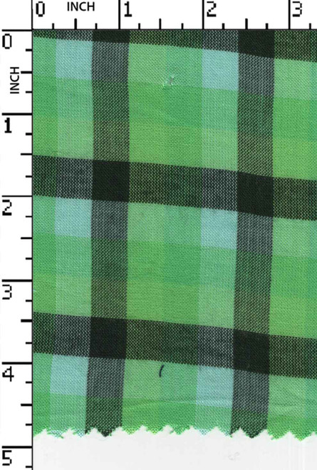 100% Rayon Yarn Dyed Plain Medium Check