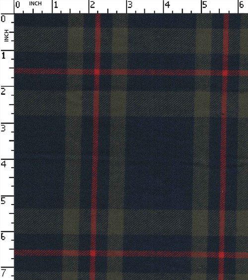 100% Cotton Yarn Dyed Twill Big Check
