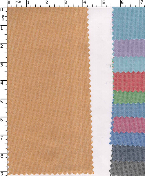 80% Poly 20% Cotton Yarn Dyed Dobby Pin Stripe Color Chart 2