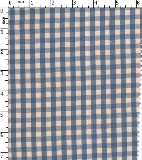 100% Cotton Yarn Dyed Plain 6Mm Gingham Check
