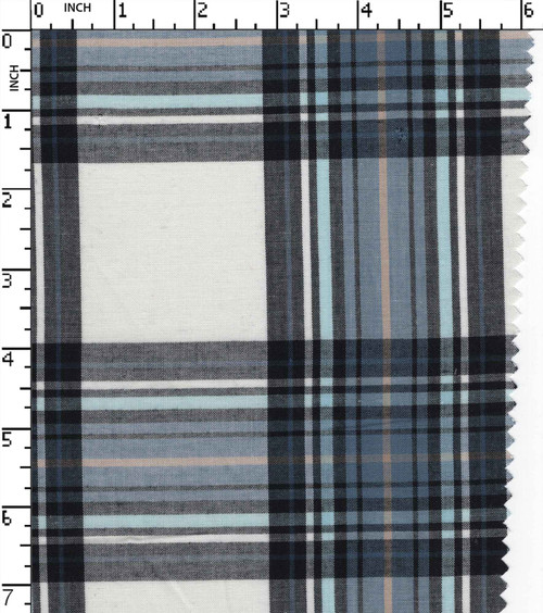 100% Cotton Yarn Dyed Plain Plaid Check