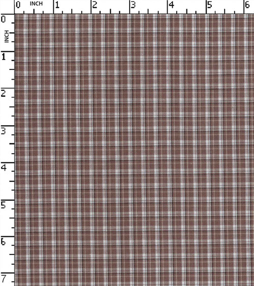 100% Cotton Yarn Dyed Plain Small Check