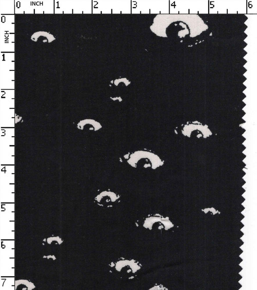 100% Rayon Printed Plain Eyes