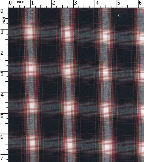 100% Cotton Yarn Dyed Plain Medium Check