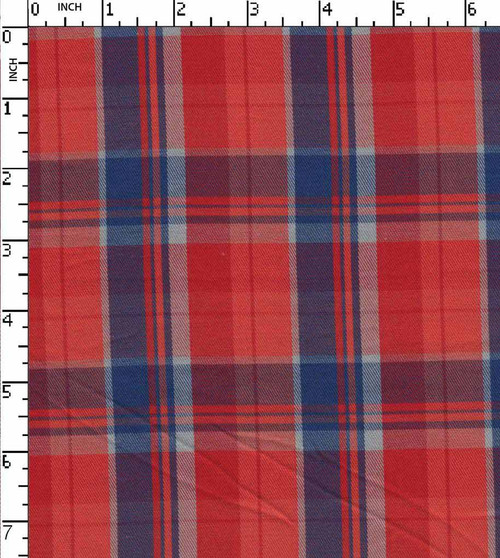 100% Cotton Yarn Dyed Twill Light Weight Checks Orange/Red/White/Dark Blue Gsm-127 Nem-7782-Ca 100% Cotton Yarn Dyed Twill Light Weight Checks Orange/Red/White/Dark Blue Gsm-127 Nem-7782-Ca
