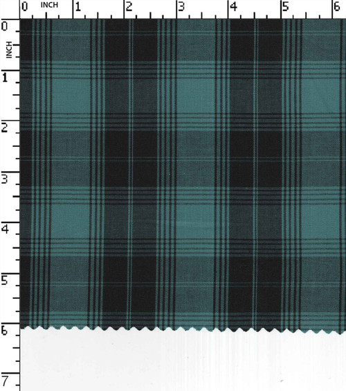 100% Cotton Yarn Dyed Plain Medium Check