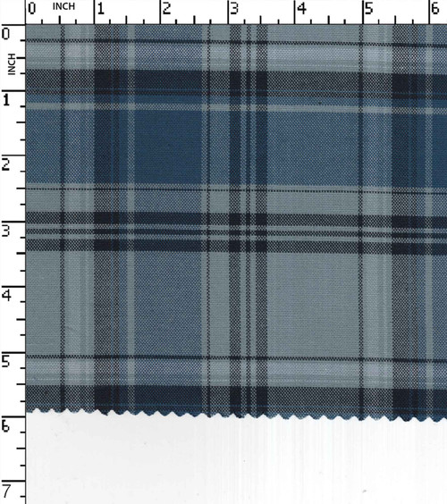 100% Cotton Yarn Dyed Oxford Plaid Check