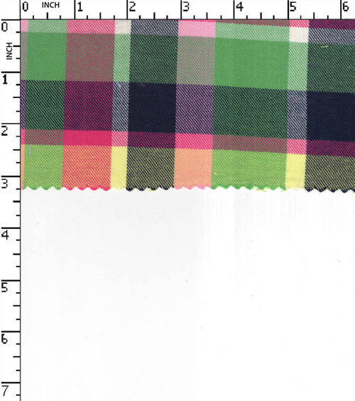 100% Cotton Yarn Dyed Twill Tartan Check
