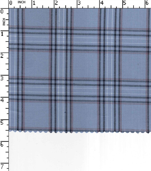 100% Cotton Yarn Dyed Twill Plaid Check