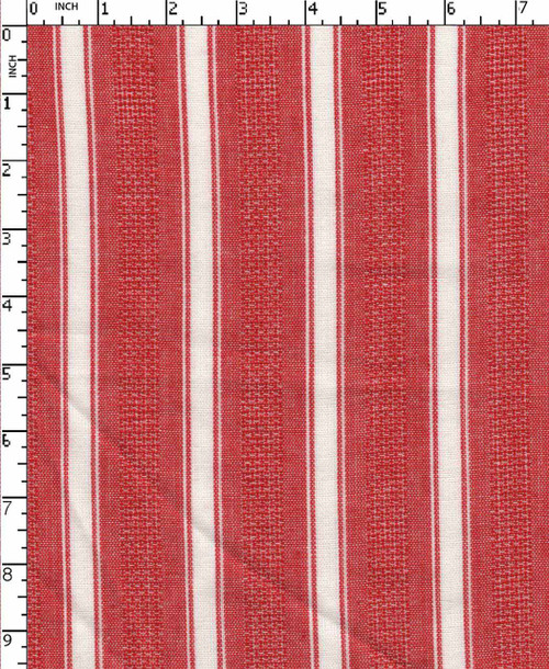 100% Cotton Yarn Dyed Plain Dobby With Stripe Red/White   Gsm-103 Sgk-268-Ca