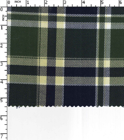100% Cotton Yarn Dyed Oxford Medium Check