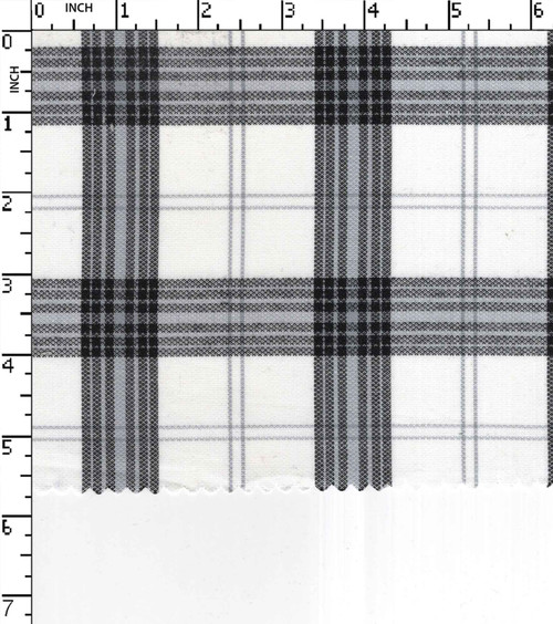 100% Cotton Yarn Dyed Dobby Plaid Check