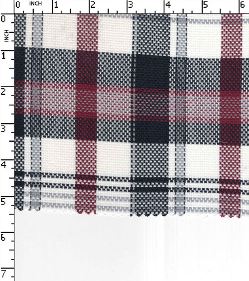 100% Cotton Yarn Dyed Dobby Big Check